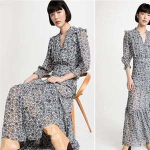 NWOT Veronica Beard Nitza Maxi Dress